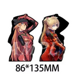 3D Lenticular Sticker - Evangelion - Asuka Langley Hat and Plug Suit