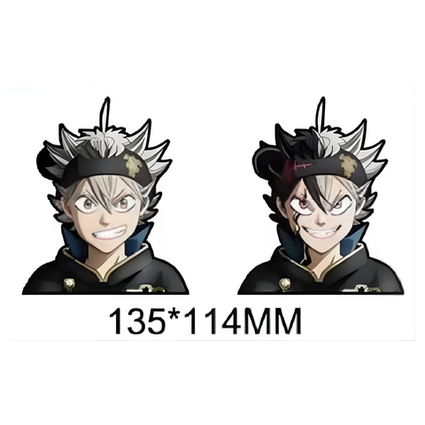 3D Lenticular Sticker - Black Clover - Asta Normal & Demon Form Duo