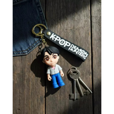 3D PVC Figure Keychain - KPop Demon Hunters - Jin Casual Outfit