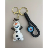 3D PVC Figure Keychain - Frozen - Olaf Smiling With Arms Out