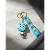 3D PVC Figure Keychain - The Amazing World of Gumball - Gumball Classic Outfit