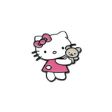 Enamel Pin - Hello Kitty - Holding A Teddy Bear