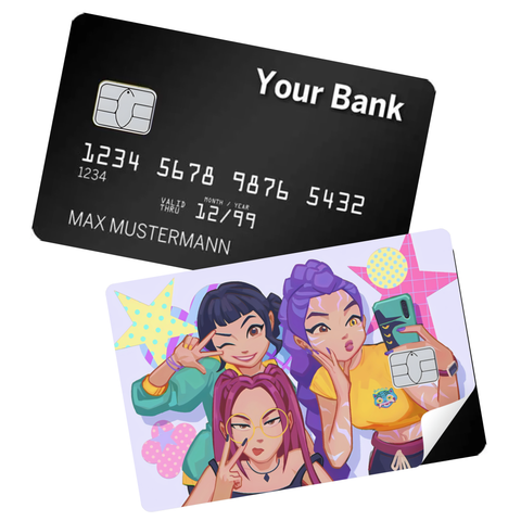 Credit Card Skin Sticker - KPop Demon Hunters