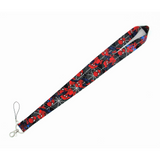 Lanyard - Spider-Man - Red Faces Web Black