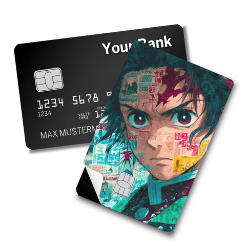 Credit Card Skin Sticker - Demon Slayer - Tanjiro Kamado