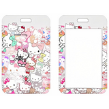 ID Card Badge Holder - Sanrio - Hello Kitty All-Over Pattern