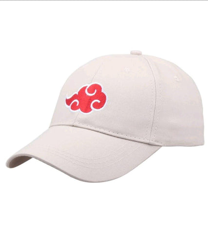 Snapback Cap - Naruto - Akatsuki Cloud (White)
