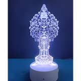 3D LED Night Light - Thousand-Hand Guanyin