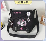 Messenger Bag - Sanrio - Kuromi - Black