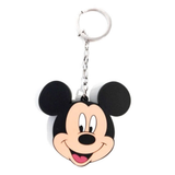 Disney Mickey Mouse head PVC keychain