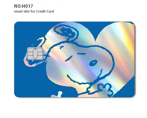 Credit Card Skin Sticker - Peanuts - Snoopy - Holographic