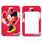 ID Card Badge Holder - Mickey & Friends - Minnie Mouse In Red Polka Dot Dress
