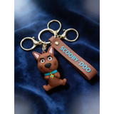 3D PVC Figure Keychain - Scooby Doo - Scrappy Doo Feisty