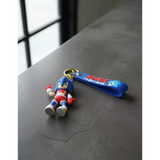 3D PVC Figure Keychain - Sonic the Hedgehog - Hedgehog In Red And Blue Outfit