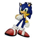Sonic Standing PVC keychain