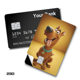 Credit Card Skin Sticker - Scooby-Doo - Happy Scooby-Doo Yellow Background