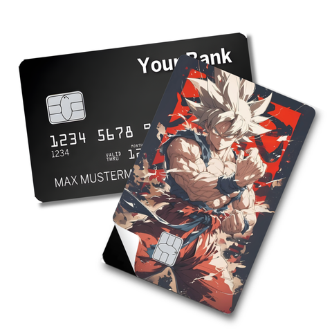 Credit Card Skin Sticker - Dragon Ball - Goku Super Saiyan
