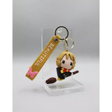 3D PVC Figure Keychain - Harry Potter - Hermione Granger Riding Broom