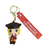 3D PVC Figure Keychain - Pirates of the Caribbean - Elizabeth Swann Pirate Outfit