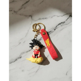 3D PVC Figure Keychain - Dragon Ball Z - Chibi Goku On Nimbus