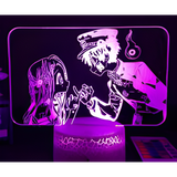 3D LED Night Light - Toilet-Bound Hanako-kun - Hanako-kun and Nene Yashiro holding