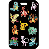 ID Card Badge Holder - Pokémon - Various Pokémon characters Scattered Pokémon On Black