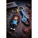 3D PVC Figure Keychain - Stranger Things - Eddie Munson Chibi Figure