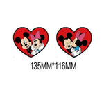 3D Lenticular Sticker - Disney - Mickey & Minnie Inside Heart