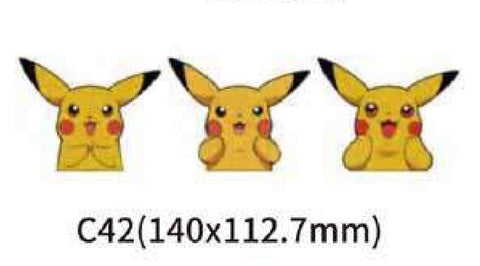 3D Lenticular Sticker - Pokémon - Pikachu Cute Expressions