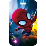 ID Card Badge Holder - Marvel - Chibi Spider-Man Swinging Through City