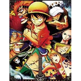 3D Lenticular Poster 12x16 - One Piece - Monkey D. Luffy, Roronoa Zoro, Nami, Usopp, Sanji (5)