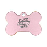 Premium Laser Engraving - Aluminum Bone Pet Tag