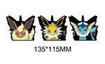 3D Lenticular Sticker - Pokémon - Flareon, Jolteon & Vaporeon