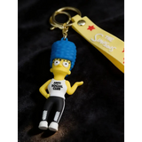 3D PVC Figure Keychain - The Simpsons - Marge Anti Social Club