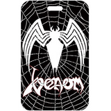 ID Card Badge Holder - Marvel - Venom Logo On Spider Web Black