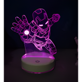 3D LED Night Light - Marvel - Iron Man (2)