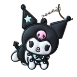 Sanrio Kuromi with Stars PVC keychain