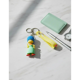 3D PVC Figure Keychain - The Simpsons - Marge Green Dress