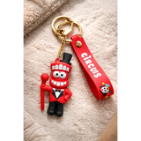 3D PVC Figure Keychain - El Asombroso Circo Digital - Caine Tuxedo Holding Cane
