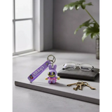 3D PVC Figure Keychain - El Asombroso Circo Digital - Jax Pink Overalls Variant 2