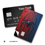 Credit Card Skin Sticker - Marvel - Spider-Verse Spider Web Splatter - Holographic
