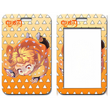 ID Card Badge Holder - Demon Slayer - Zenitsu Agatsuma Crawling On Yellow Triangles