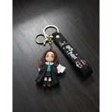 3D PVC Figure Keychain - Harry Potter - Hermione Granger With Wand Book