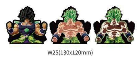 3D Lenticular Sticker - Dragon Ball - Broly Legendary Super Saiyan Transformations