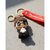 3D PVC Figure Keychain - Harry Potter - Holding Hedwig