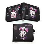 Zippered Short Wallet - Sanrio - Kuromi