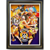 3D Light Frame - One Piece - Straw Hat Crew In Lakers Jerseys Crossover