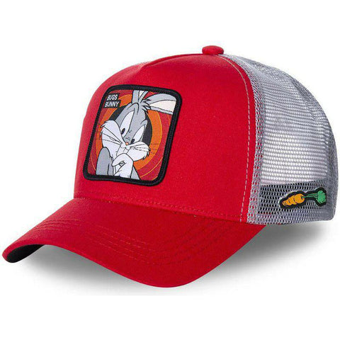 Snapback Cap - Looney Tunes - Bugs Bunny (Red)