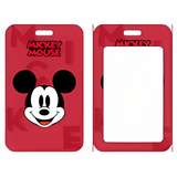 ID Card Badge Holder - Mickey & Friends - Mickey Mouse Head Red Card