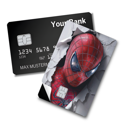 Credit Card Skin Sticker - Marvel - Spider-Man Breaking Wall Design